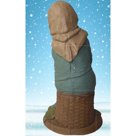 Thomas F. Clark Mary-R 1981 Cairn Studio Figurine w/ COA Retired Mary Figure 7” - Picture 8 of 9